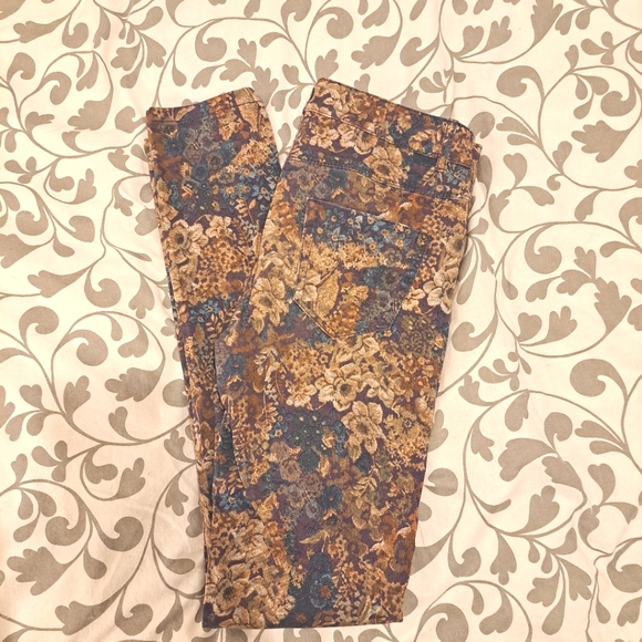 Zara tapestery print skinny pants - Picture 5 of 5